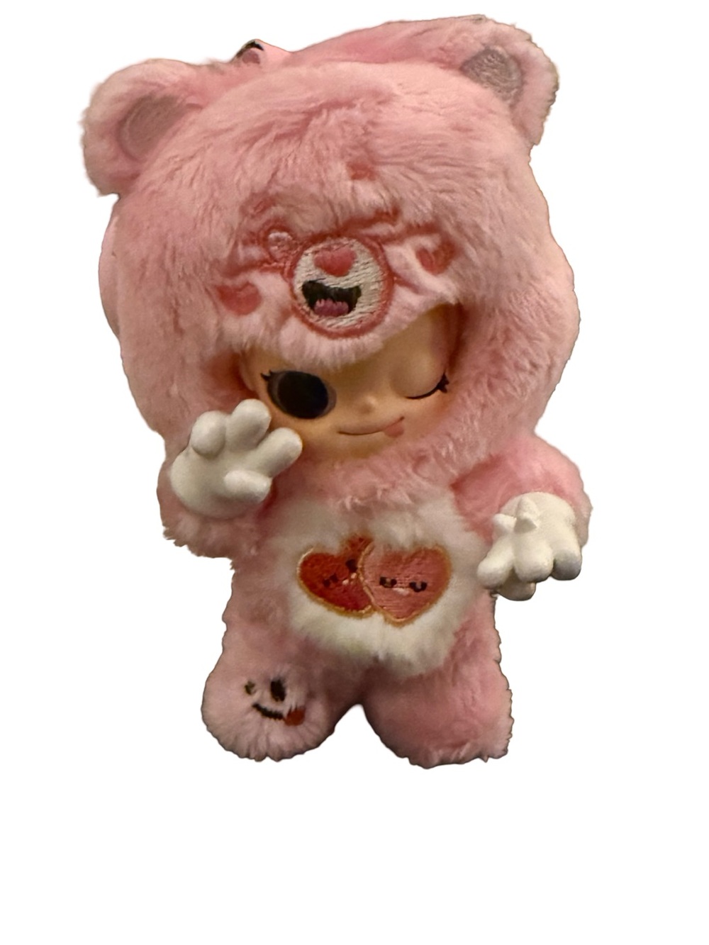 POP MART Crybaby x Care Bears Sweet Dreams Bear Plush Figure Keychain
